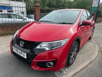 Begagnad Honda Civic SE Plus 120 HK (88 kW) 2016 Röd Halvkombi
