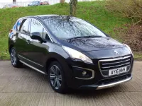 Used Peugeot 3008 Allure 120 HP (88 kW) 2016 Black Hatchback