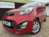 Used Kia Picanto 68 HP (50 kW) 2011 Red Hatchback