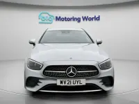 Used Mercedes E220 AMG line 194 HP (142 kW) 2021 Silver Coupe