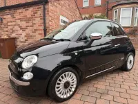 Used Fiat 500 Lounge 85 HP (62 kW) 2013 Black Hatchback