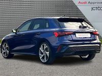 Used Audi A3 Black Edition 147 HP (108 kW) 2025 Blue Hatchback