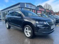 Gebraucht Skoda Karoq SE 116 PS (85 kW) 2018 Schwarz SUV