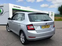 Used Skoda Fabia 81 HP (59 kW) 2018 Brilliant silver metallic Hatchback