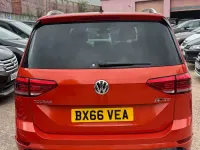 Used VW Touran R-line 150 HP (110 kW) 2016 Orange MPV