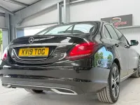 Used Mercedes C200 184 HP (135 kW) 2019 Black Sedan