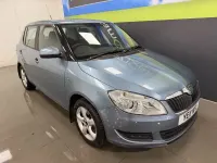 Used Skoda Fabia SE 105 HP (77 kW) 2011 Blue Hatchback