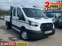Used Ford Transit 130 HP (95 kW) 2022 Frozen white (solid paint) Cabriolet