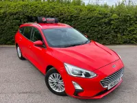 Used Ford Focus Titanium 2019 Red Estate