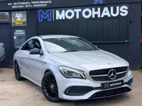 Used Mercedes CLA200 AMG line 156 HP (114 kW) 2018 Silver Sedan