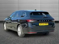 Used Skoda Superb SE Technology 150 HP (110 kW) 2025 Midnight black metallic Estate