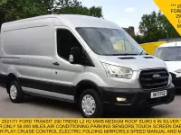 Used Ford Transit Trend 130 HP (95 kW) 2021 Silver Van