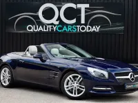 Used Mercedes SL350 300 HP (220 kW) 2013 Blue Cabriolet