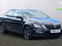 Used Skoda Octavia vRS 245 HP (180 kW) 2018 Black Hatchback