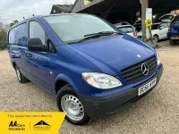 Used Mercedes Vito 95 HP (69 kW) 2007 Blue Van