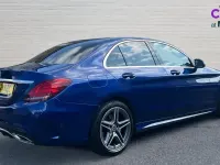 Used Mercedes C200 AMG line 184 HP (135 kW) 2021 Blue