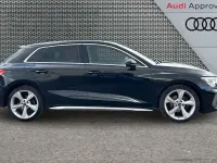 Used Audi A3 S-Line 148 HP (108 kW) 2022 Black Hatchback