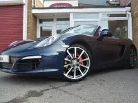Used Porsche Boxster 265 HP (194 kW) 2012 Blue Cabriolet
