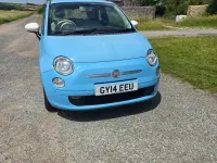 Used Fiat 500 69 HP (50 kW) 2014 Blue Hatchback