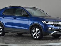 Used VW T-Cross Black Edition 110 HP (80 kW) 2023 Blue SUV