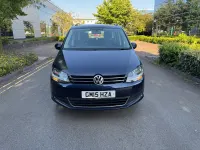 Used VW Sharan SE 177 HP (130 kW) 2015 Blue MPV