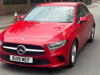 Begagnad Mercedes A180 SE 116 HK (85 kW) 2019 Röd Halvkombi