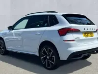 Used Skoda Kamiq Monte Carlo 150 HP (110 kW) 2023 Moon white metallic SUV