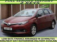 Used Toyota Auris Hybrid 136 HP (100 kW) 2018 Red Estate