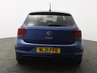 Used VW Polo Match 95 HP (69 kW) 2021 Blue Hatchback