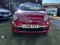 Usado Fiat 500 Lounge 69 HP (50 kW) 2008 Vermelho Citadino