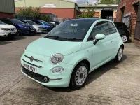 Used Fiat 500 Lounge 69 HP (50 kW) 2018 Green Hatchback