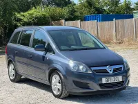 Used Vauxhall Zafira 125 HP (91 kW) 2011 Blue MPV