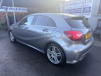 Used Mercedes A160 AMG line 102 HP (75 kW) 2018 Grey Hatchback
