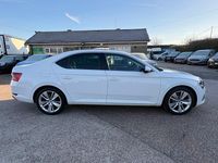 Used Skoda Superb SE L 190 HP (139 kW) 2019 White Hatchback