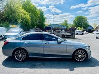 Used Mercedes C220 AMG Line Premium Plus 170 HP (125 kW) 2016 Silver Sedan
