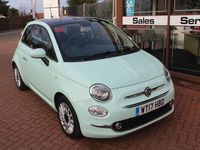 Used Fiat 500 Lounge 69 HP (50 kW) 2017 Green Hatchback
