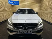 Used Mercedes CLA220 AMG line 177 HP (130 kW) 2017 Silver Coupe