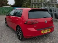 Used VW Golf VII GTD 150 HP (110 kW) 2014 Red Hatchback