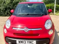 Used Fiat 500L Lounge 85 HP (62 kW) 2013 Red MPV