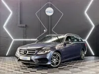Used Mercedes E220 AMG line 177 HP (130 kW) 2015 Blue Estate