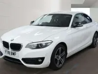 Used BMW 218 Sport Line 2018 White Coupe