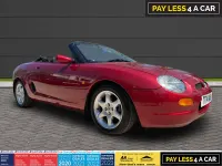 Used MG F 118 HP (86 kW) 1999 Red Cabriolet