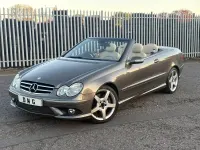 Usado Mercedes CLK200 2009 Cinzento Cabrios
