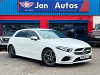 Used Mercedes A180 AMG line 2018 White Hatchback
