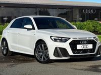 New Audi A1 Sportback S-Line 2025 White Hatchback
