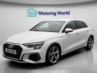 Used Audi A3 Sportback S-Line 150 HP (110 kW) 2022 White Hatchback