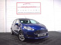 Used Ford Fiesta Zetec 2017 Blue Hatchback