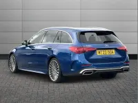 Used Mercedes C220 AMG Line Premium 217 HP (159 kW) 2022 Spectral blue Estate