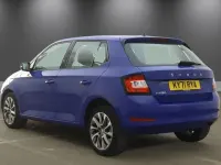 Used Skoda Fabia SE Drive 60 HP (44 kW) 2021 Blue Hatchback