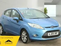 Used Ford Fiesta Zetec 82 HP (60 kW) 2009 Blue Hatchback